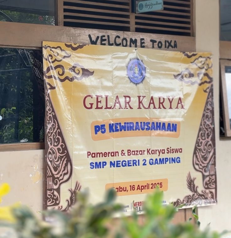 Gelar Karya P5 Kewirausahaan "Pameran dan dan Bazar Karya Siswa"
