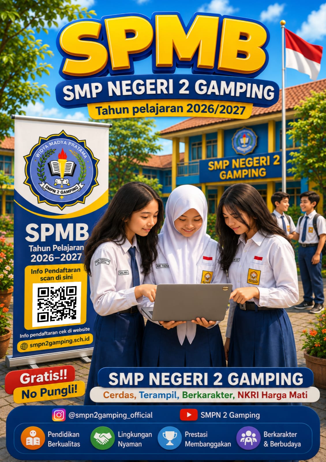 SPMB SMP NEGERI 2 GAMPING 2026